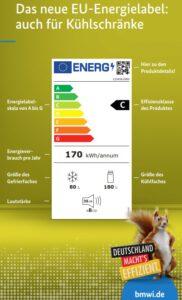 EU-Energielabel für Kühlschränke