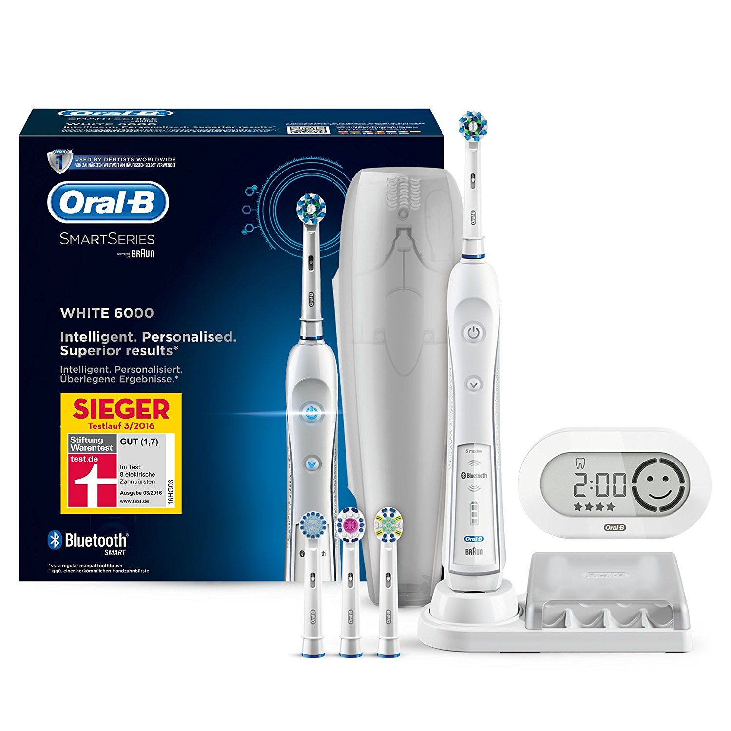 Oral-B SmartSeries 6000 - Test-Übersicht & Funktionen der elektrischen Zahnbürste