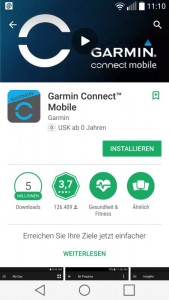 Die App im Play Store