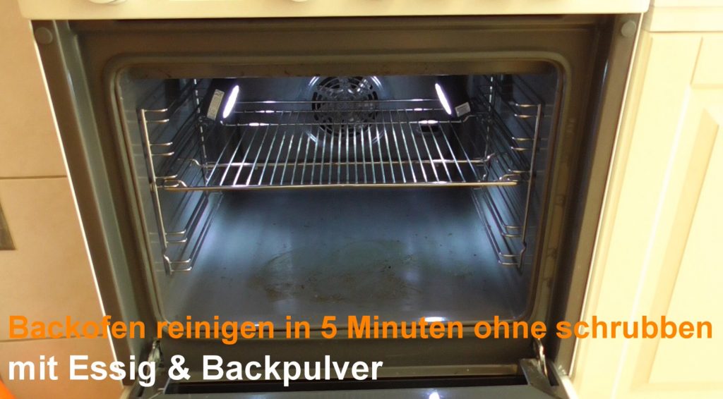 Backofen reinigen Wie Sie den Ofen mit Essig und