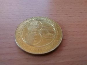 goldene Münze