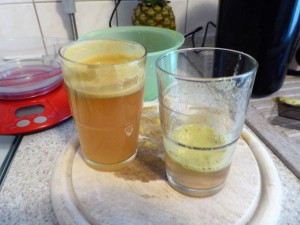 Selbst gepresster Saft