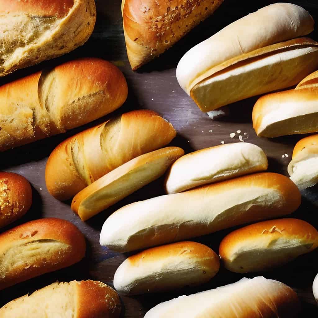 Altes, hartes Brot und Broetchen