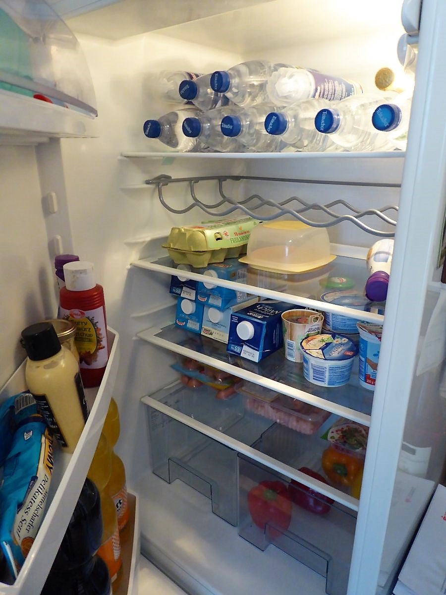Richtig eingeräumter Kühlschrank