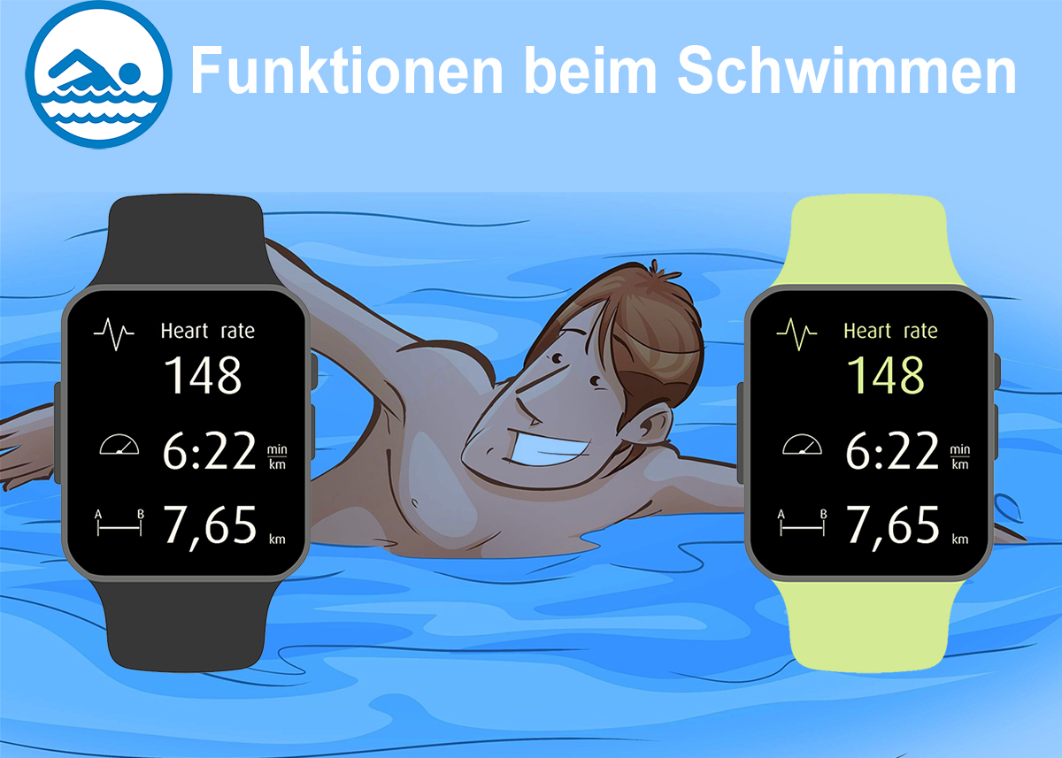 Schwimmtracker Illustration