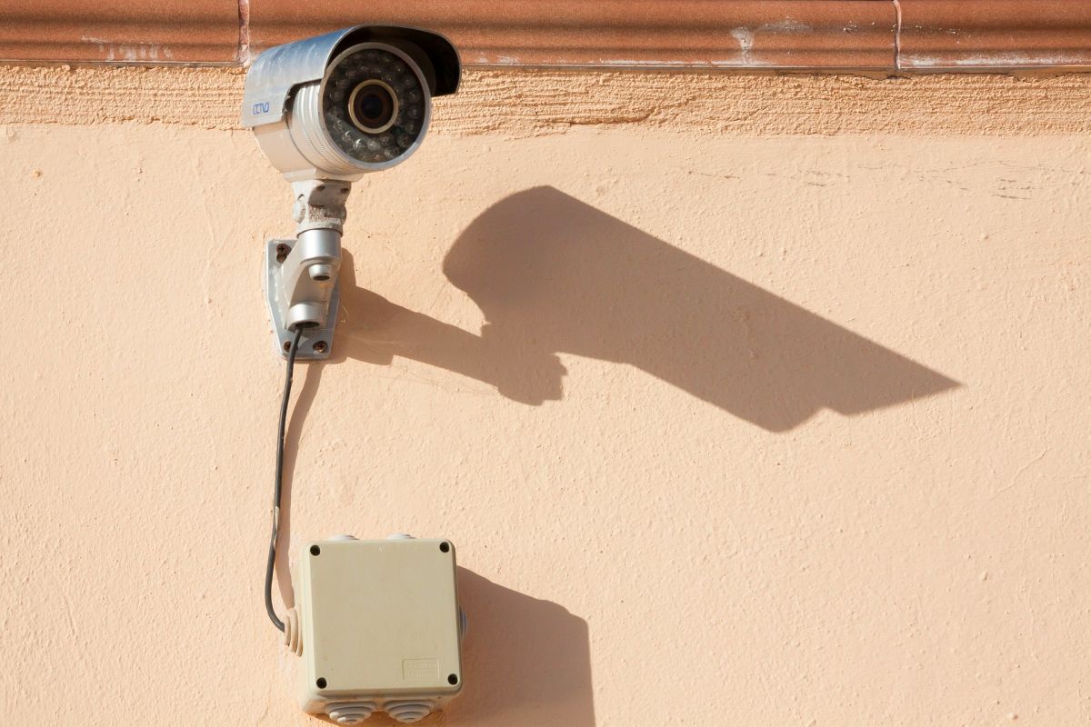 Überwachungskamera Hauswand