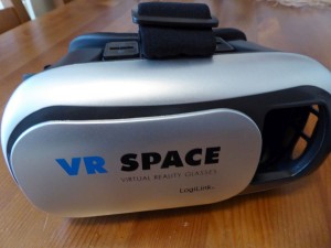 VR-Brille zum Anschauen von 180-Grad Videos