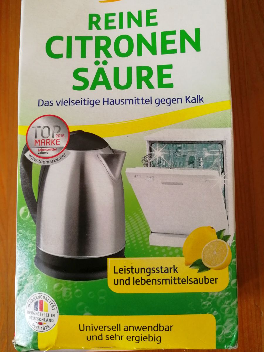 Zitronensäure Packung